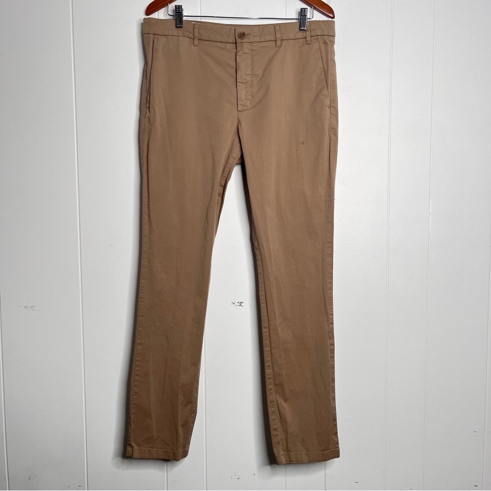 Norse Projects 34x31 Aros Slim Light Stretch Tan Chino Pants Men's